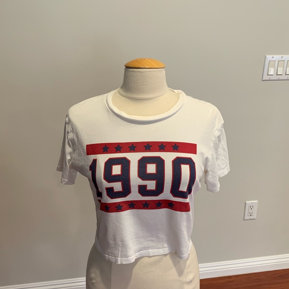H&M Short Sleeve Crop Top